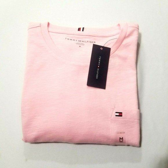 Men's Tommy Hilfiger Long Sleeve Pocket T-shirt (T) NWT - Picture 2 of 4